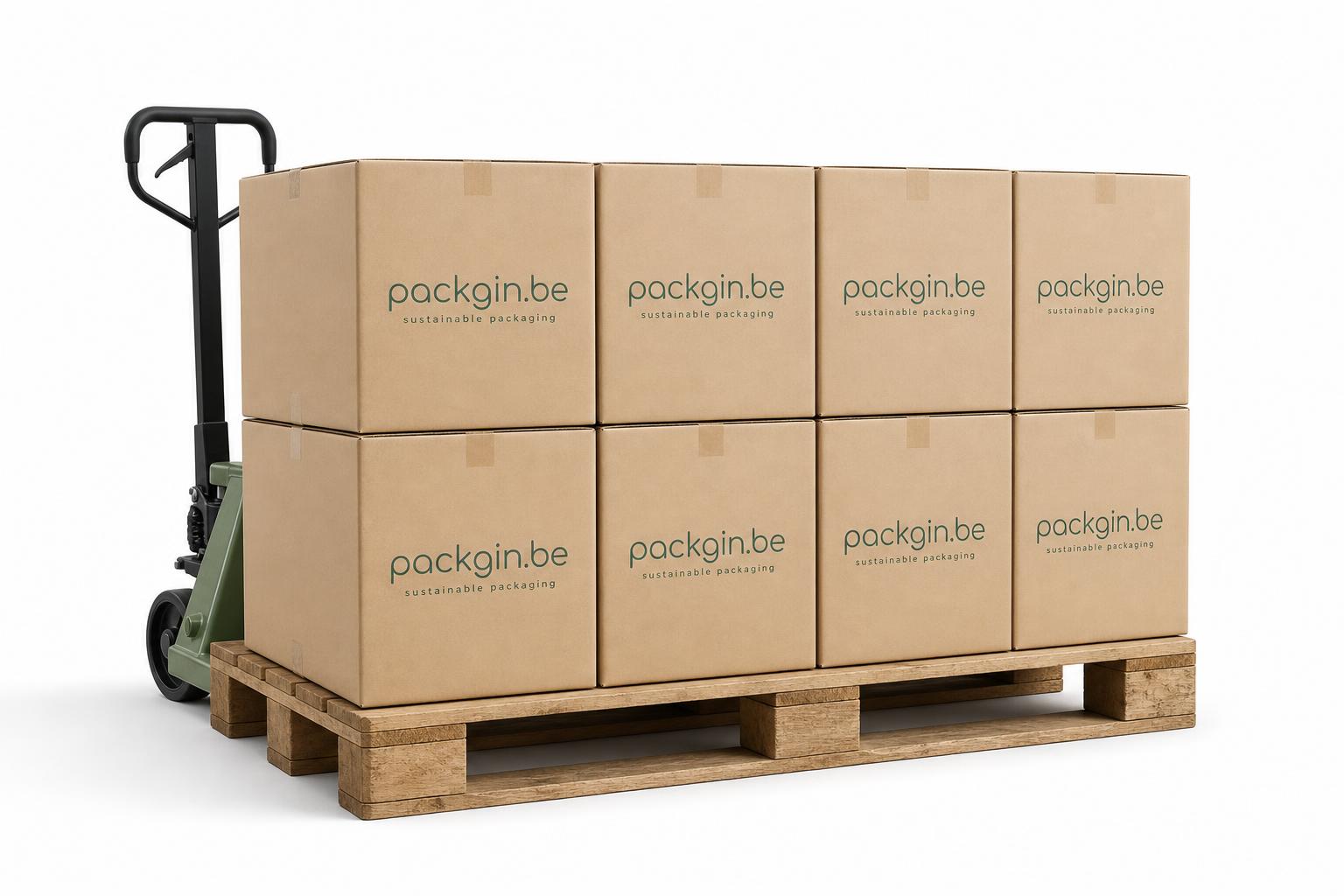 Packgin palet met 48 dozen koffiebekers